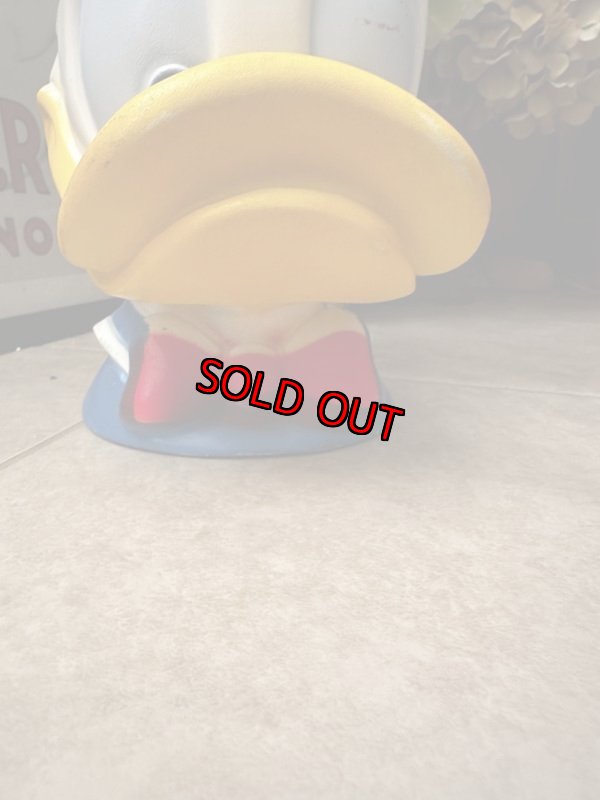 画像3: Disney Donald Duck plastic Face coin bank 1971 / ディズニーのドナルドダック、プラスチック製　フェイス貯金箱 (3)