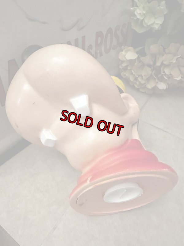 画像10: Disney Goofy plastic Face coin bank 1971 / ディズニーのグーフィー、プラスチック製　フェイス貯金箱 (10)