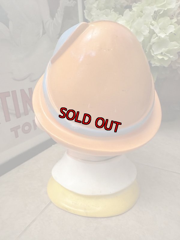 画像7: Disney Pinocchio plastic Face coin bank 1971 / ディズニーのピノキオ、プラスチック製　フェイス貯金箱 (7)