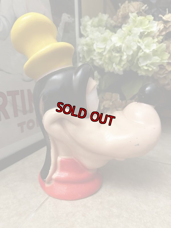 画像7: Disney Goofy plastic Face coin bank 1971 / ディズニーのグーフィー、プラスチック製　フェイス貯金箱 (7)