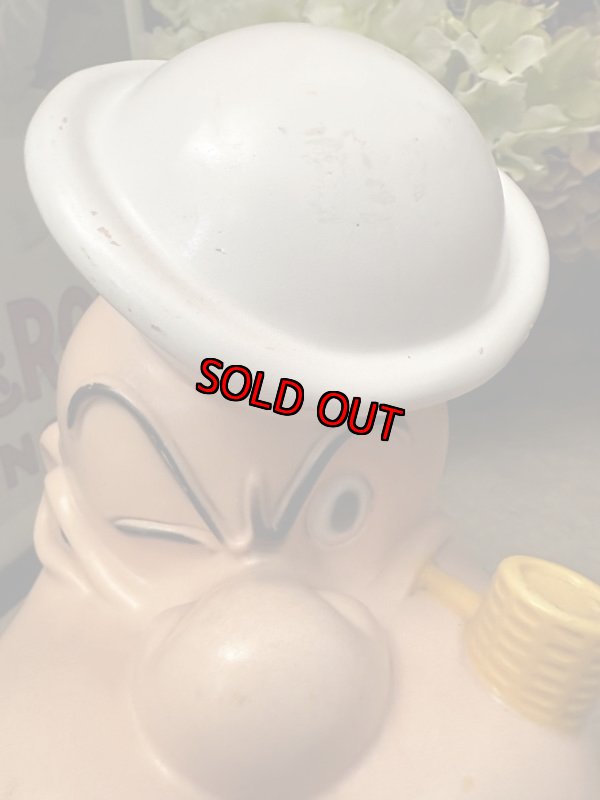 画像2: Popeye plastic Face coin bank 1972 /   ポパイ　プラスチック製　フェイス貯金箱 (2)