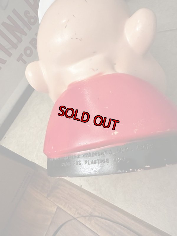 画像10: Popeye plastic Face coin bank 1972 /   ポパイ　プラスチック製　フェイス貯金箱 (10)