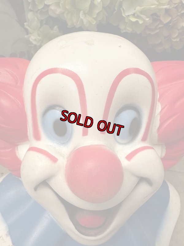 画像2: Bozo plastic Face coin bank 1972 / ボーゾー　ピエロ　プラスチック製　フェイス貯金箱 (2)
