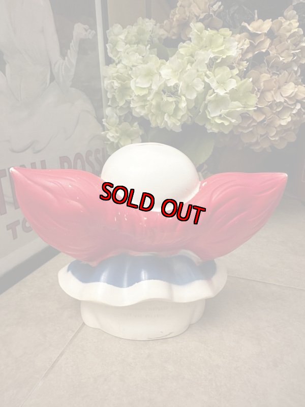 画像6: Bozo plastic Face coin bank 1972 / ボーゾー　ピエロ　プラスチック製　フェイス貯金箱 (6)