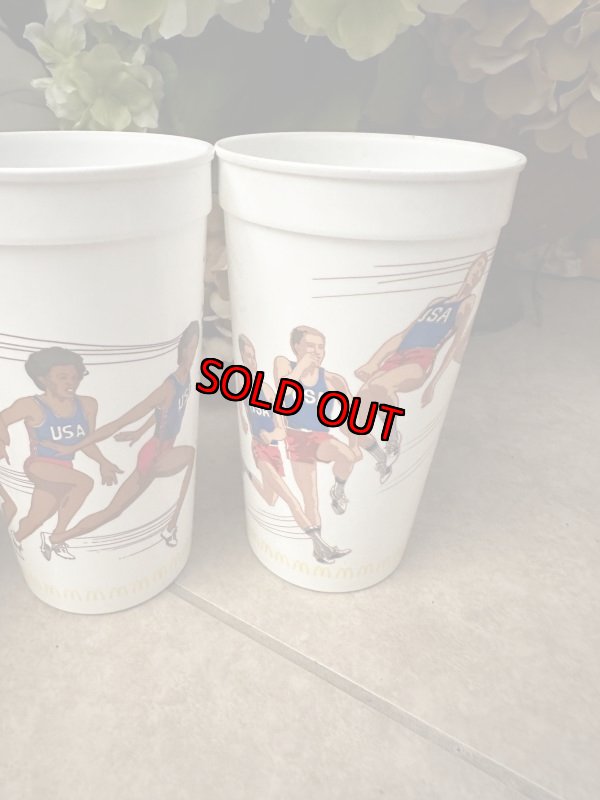 画像5: McDonald’s  Olympic 1988 plastic cups set of 4 / マクドナルド  1988年　オリンピック　プラスチック製　カップ　4個セット (5)