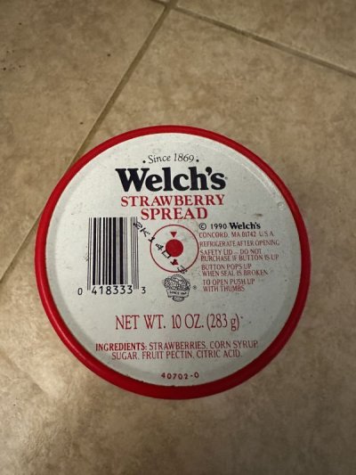 画像3: Tom&Jerry Welch’s Baseball Glass with lid 1991 / ウェルチ トムとジェリー 野球 蓋付きグラス