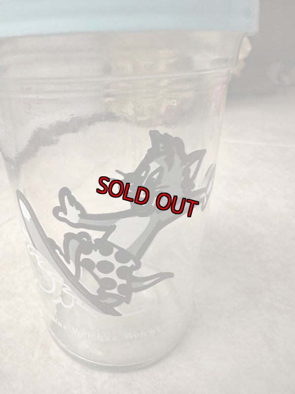 画像7: Tom&Jerry Welch’s Tom Surfing Glass with lid 1990 / ウェルチ トムとジェリー トム サーフィン 蓋付きグラス (7)