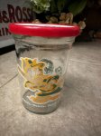 画像1: Tom&Jerry Welch’s Baseball Glass with lid 1991 /　ウェルチ　トムとジェリー　野球　蓋付きグラス (1)