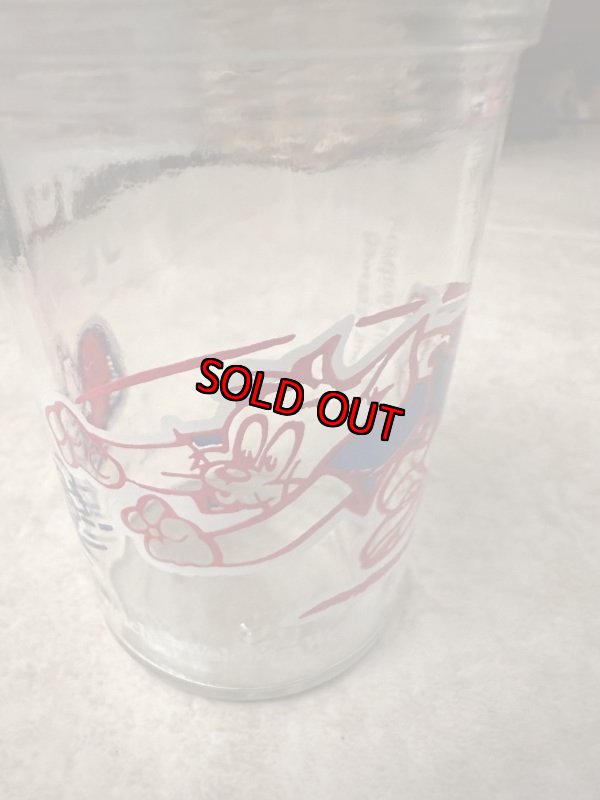 画像7: Tom&Jerry Welch’s football Glass with lid 1991 / ウェルチ トムとジェリー フットボール 蓋付きグラス (7)