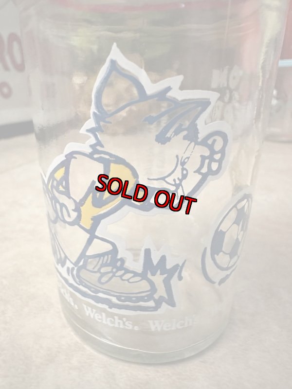画像9: Tom&Jerry Welch’s Soccer Glass with lid 1991 / ウェルチ　トムとジェリー　サッカー　蓋付きグラス (9)