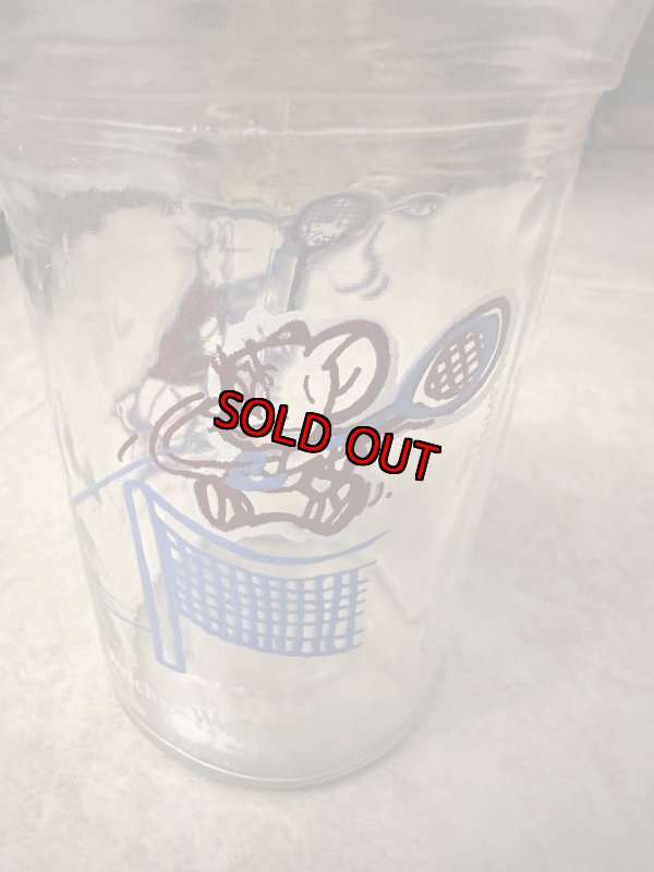 画像9: Tom&Jerry Welch’s Tennis Glass with lid 1991 / ウェルチ トムとジェリー テニス 蓋付きグラス (9)
