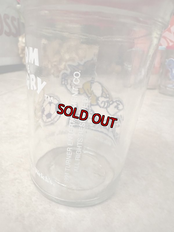 画像7: Tom&Jerry Welch’s Soccer Glass with lid 1991 / ウェルチ　トムとジェリー　サッカー　蓋付きグラス (7)