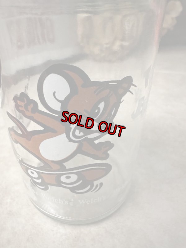 画像7: Tom&Jerry Welch’s  Jerry Skateboard Glass with lid 1990 / ウェルチ ジェリー  スケートボード 蓋付きグラス (7)