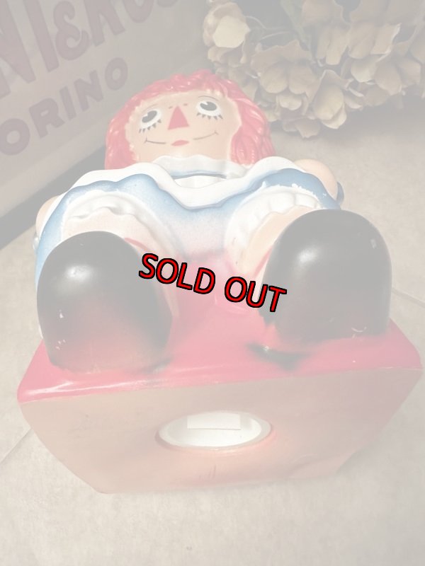 画像9: Raggedy Ann & Andy Ann plastic Coin Bank 1972  / ラガディアン&アンディ　プラスチック製　貯金箱 (9)