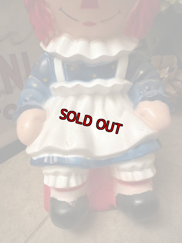 画像3: Raggedy Ann & Andy Ann plastic Coin Bank 1972  / ラガディアン&アンディ　プラスチック製　貯金箱 (3)