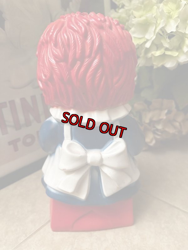 画像6: Raggedy Ann & Andy Ann plastic Coin Bank 1972  / ラガディアン&アンディ　プラスチック製　貯金箱 (6)