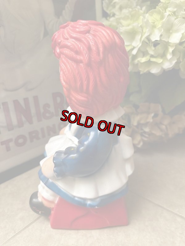 画像5: Raggedy Ann & Andy Ann plastic Coin Bank 1972  / ラガディアン&アンディ　プラスチック製　貯金箱 (5)