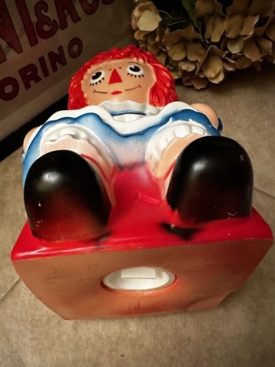 画像3: Raggedy Ann & Andy Ann plastic Coin Bank 1972  / ラガディアン&アンディ　プラスチック製　貯金箱