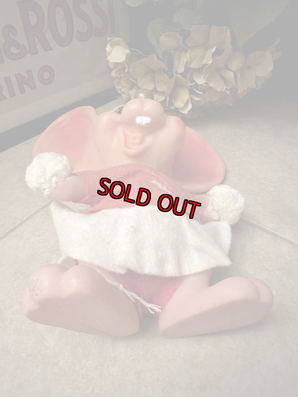 画像10: Florida Mouse Cheerleader coin Bank Vinyl Doll / フロリダマウス チアリーダー ガールドール 貯金箱 70年代 (10)