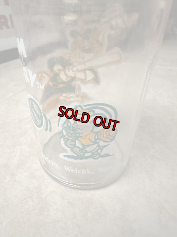 画像7: Tom&Jerry Welch’s Baseball Glass with lid 1991 /　ウェルチ　トムとジェリー　ベースボール　野球　蓋付きグラス (7)