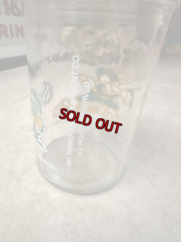 画像9: Tom&Jerry Welch’s Baseball Glass with lid 1991 /　ウェルチ　トムとジェリー　ベースボール　野球　蓋付きグラス (9)