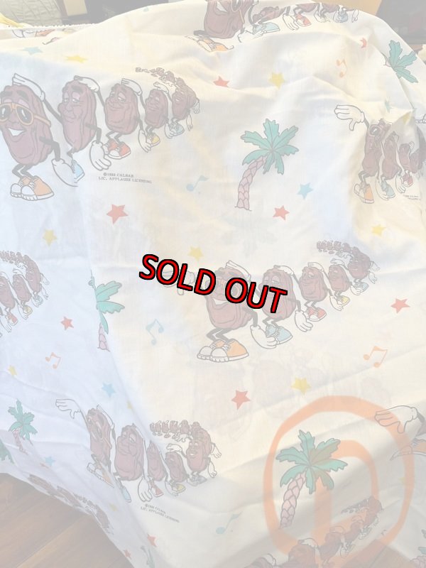 画像1: California Raisins box sheet (D) 1988 / カリフォルニアレーズン　ボックスシーツ (1)