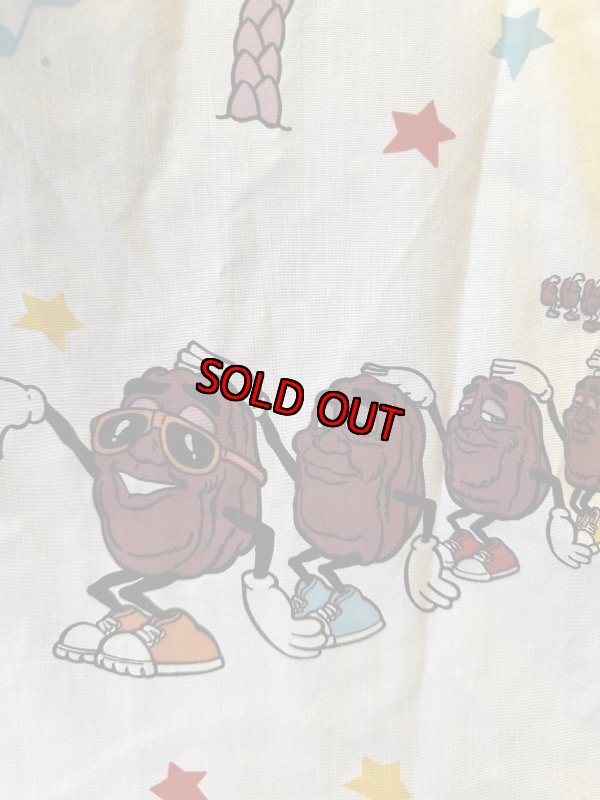 画像2: California Raisins box sheet (C) 1988 / カリフォルニアレーズン　ボックスシーツ (2)