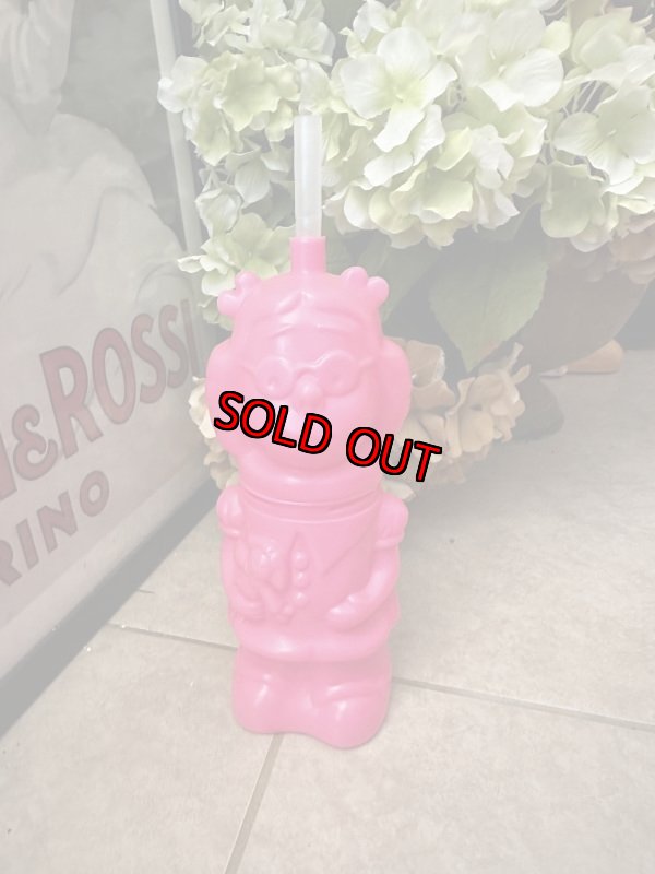 画像1: Dairy Queen Dennis The Menace Pink Margaret Drink Cup  / ディリークィーン　デニス　ザ　メナス　ドリンクボトル　ピンク　マーガレット (1)