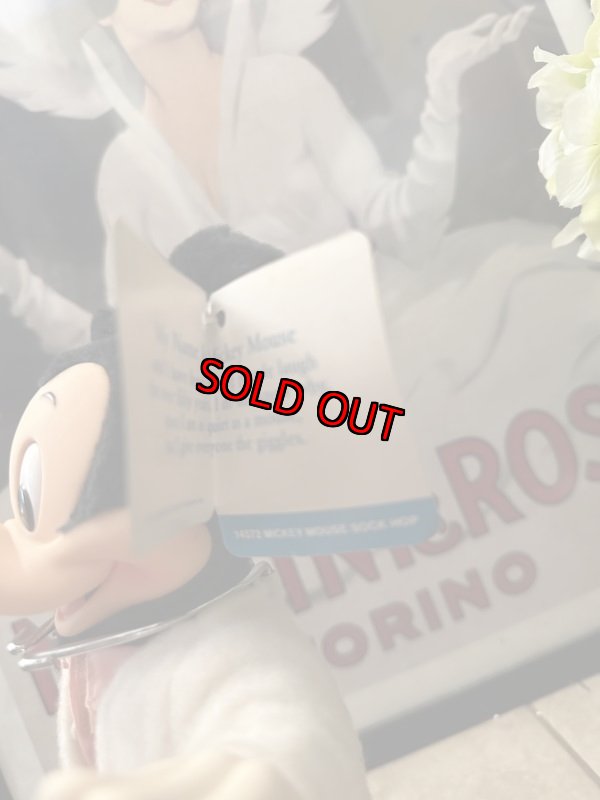 画像5: Mickey Mouse Applause white cloth face rubber Doll with tag / ディズニー フェイス ラバー ミッキーマウス ドール  (5)