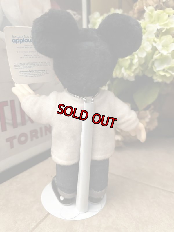 画像7: Mickey Mouse Applause white cloth face rubber Doll with tag / ディズニー フェイス ラバー ミッキーマウス ドール  (7)