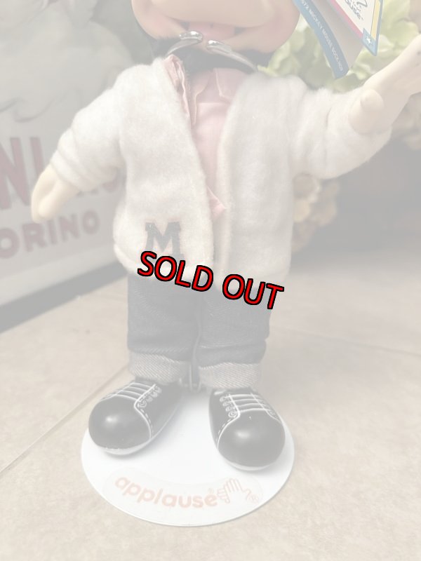 画像3: Mickey Mouse Applause white cloth face rubber Doll with tag / ディズニー フェイス ラバー ミッキーマウス ドール  (3)