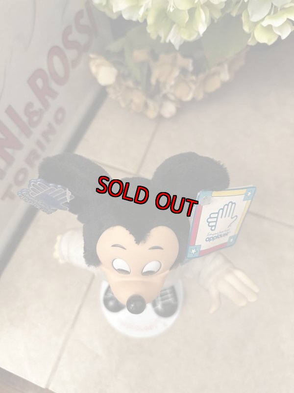 画像4: Mickey Mouse Applause white cloth face rubber Doll with tag / ディズニー フェイス ラバー ミッキーマウス ドール  (4)