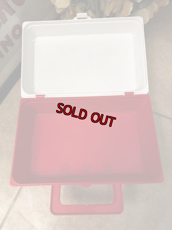 画像9: McDonald’s Happy Meal Red & white Lunch box 1987 / マクドナルド、ハッピーミールトイ  赤と白　ランチボックス (9)