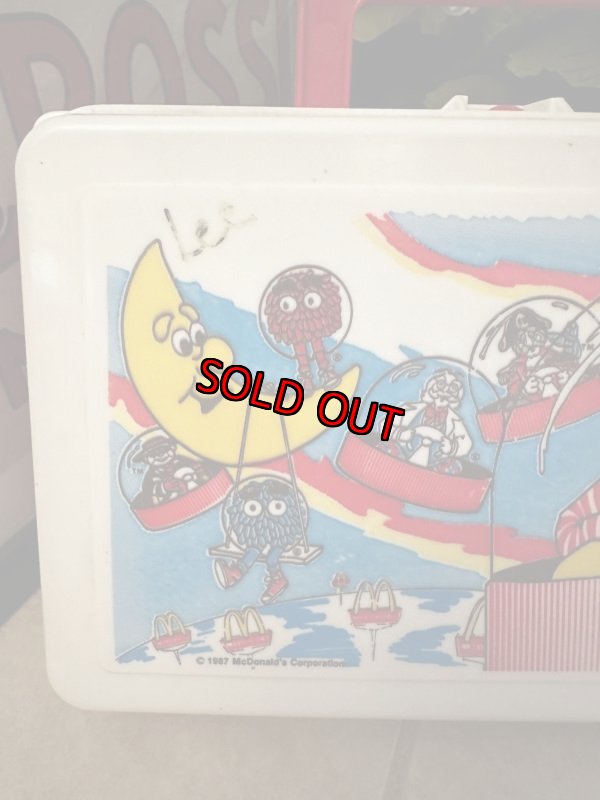 画像2: McDonald’s Happy Meal Red & white Lunch box 1987 / マクドナルド、ハッピーミールトイ  赤と白　ランチボックス (2)