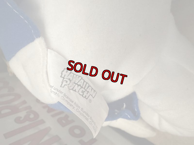 画像15: Hawaiian Punch rubber face Plush Doll  / ハワイアン　パンチ　白x青　ラバーフェイス　ぬいぐるみ　ドール　 (15)