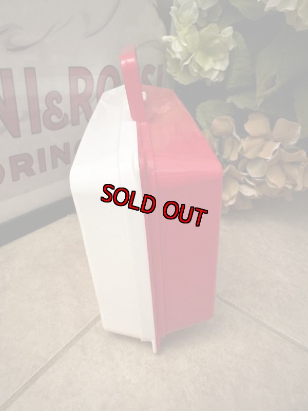 画像7: McDonald’s Happy Meal Red & white Lunch box 1987 / マクドナルド、ハッピーミールトイ  赤と白　ランチボックス (7)