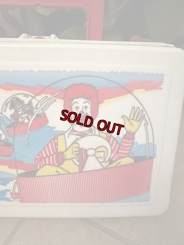 画像3: McDonald’s Happy Meal Red & white Lunch box 1987 / マクドナルド、ハッピーミールトイ  赤と白　ランチボックス (3)