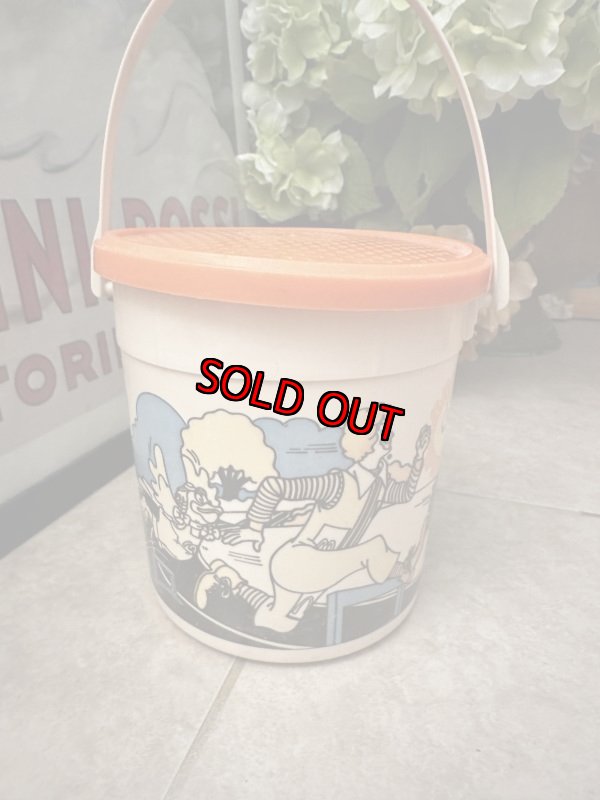 画像2: McDonald’s happy pail Olympic plastic White Bucket 1984  / マクドナルド  オリンピック　バケツ　プラスチック製　ハッピーミール (2)