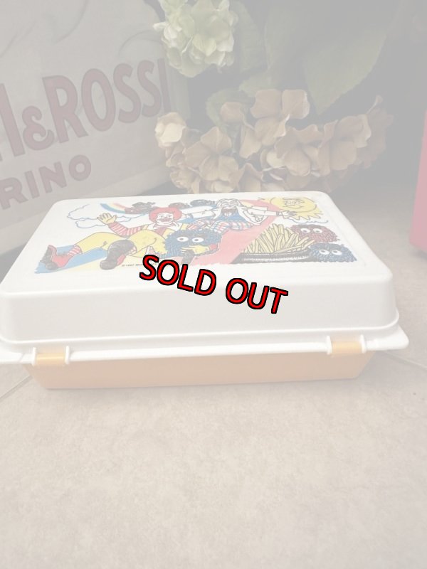 画像8: McDonald’s Happy Meal Yellow & white Lunch box 1987 / マクドナルド、ハッピーミールトイ  黄色と白　ランチボックス (8)