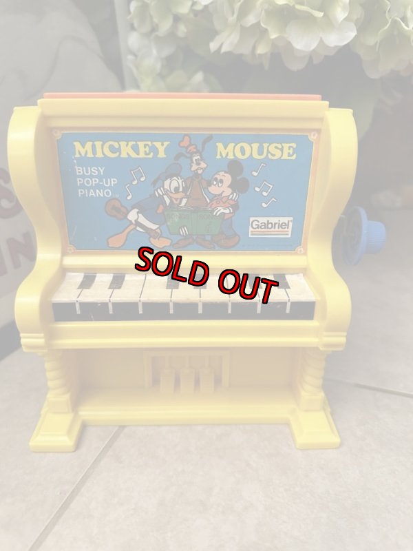 画像2: Disney Mickey Mouse busy pop-up piano Jack in the box 1975 / ディズニーのミッキーマウス ポップアップ ピアノ ジャックインザボックス (2)