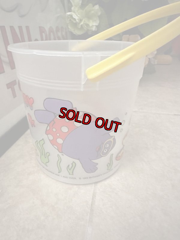画像2: McDonald’s  Beach Toy plastic Bucket 1989 (B)/ マクドナルド  ビーチトイ　透明バケツ　プラスチック製　ハッピーミール (2)
