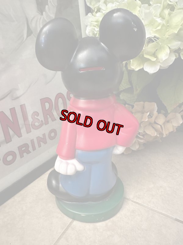 画像6: Disney Mickey Mouse  Vinyl doll coin bank (B) / ディズニーのミッキーマウス プラスチック製 貯金箱 (6)