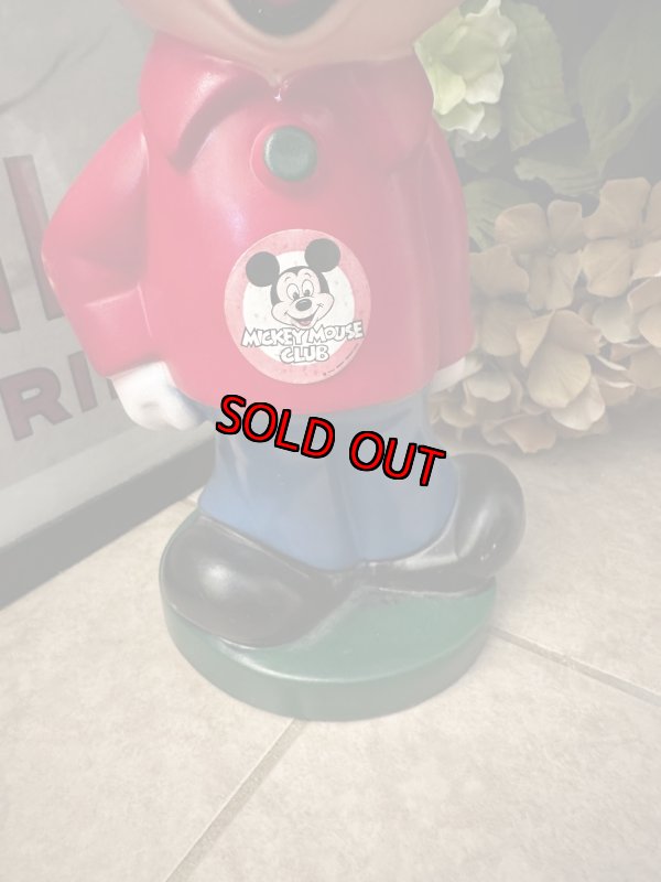 画像3: Disney Mickey Mouse  Vinyl doll coin bank (B) / ディズニーのミッキーマウス プラスチック製 貯金箱 (3)