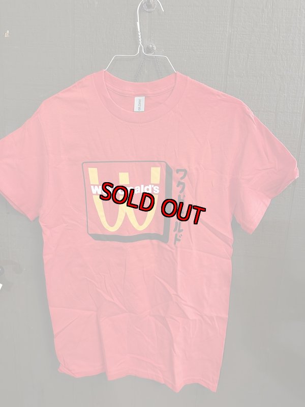 画像1: WcDonalds McDonald’s Crew Red T Shirt (S) / ワクドナルド　マクドナルド　従業員用　レッドクルー　Tシャツ (1)