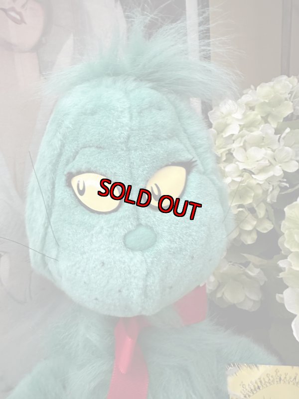 画像2: Grinch Dr Seuss  Macy’s Stuffed Plush Doll with Tag&Book 1997 / ドクター・スース　グリンチ 大きめ　タグ&ブック付きぬいぐるみ　 (2)