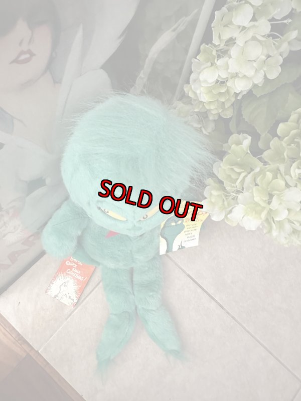 画像4: Grinch Dr Seuss  Macy’s Stuffed Plush Doll with Tag&Book 1997 / ドクター・スース　グリンチ 大きめ　タグ&ブック付きぬいぐるみ　 (4)