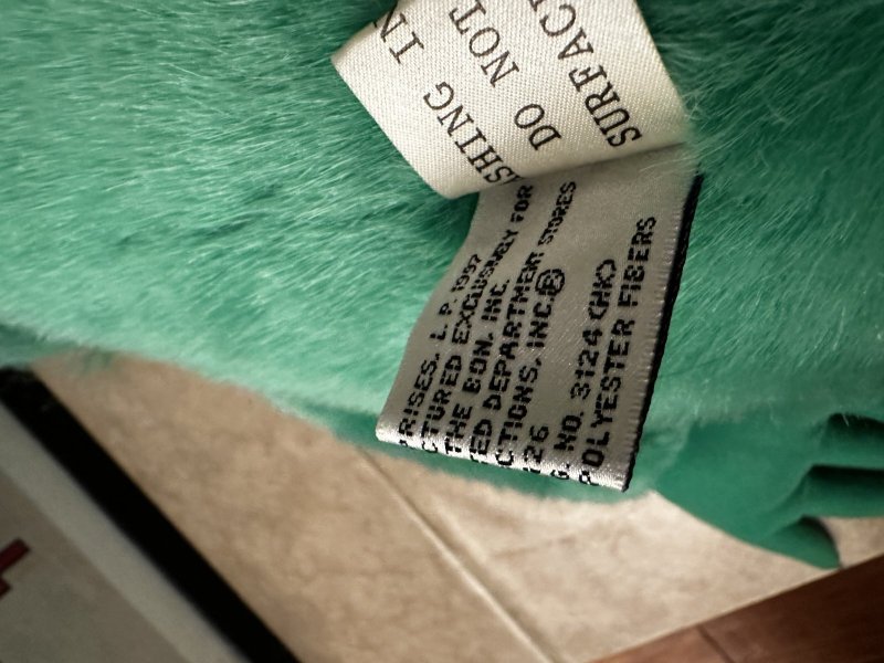 画像13: Grinch Dr Seuss  Macy’s Stuffed Plush Doll with Tag&Book 1997 / ドクター・スース　グリンチ 大きめ　タグ&ブック付きぬいぐるみ　 (13)