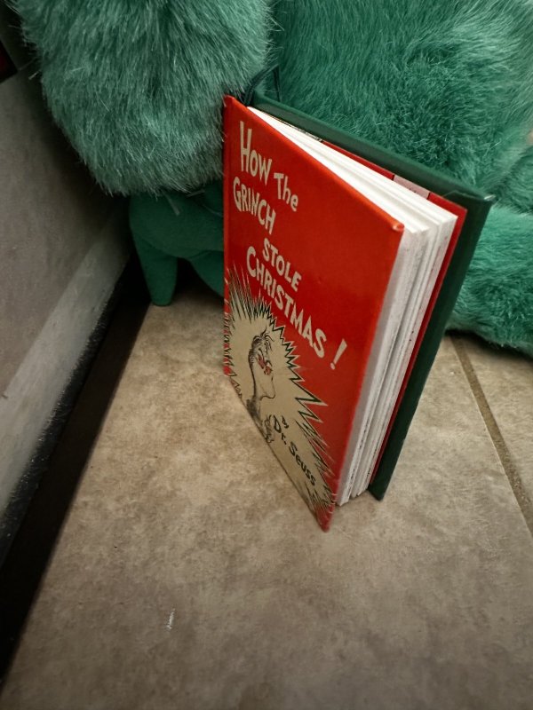 画像14: Grinch Dr Seuss  Macy’s Stuffed Plush Doll with Tag&Book 1997 / ドクター・スース　グリンチ 大きめ　タグ&ブック付きぬいぐるみ　 (14)