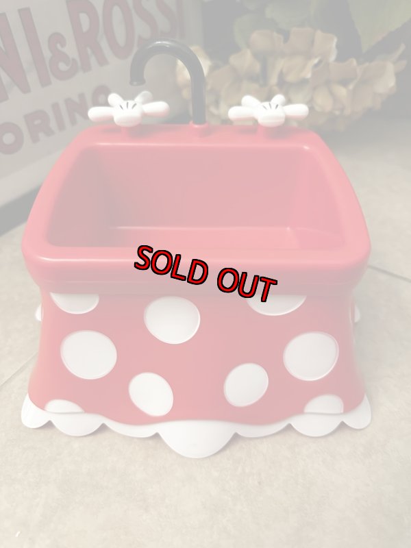 画像1: Minnie Mouse kitchen sink ice cream cup / ディズニーランド　ミニーマウス　キッチンシンク　アイスクリームカップ (1)