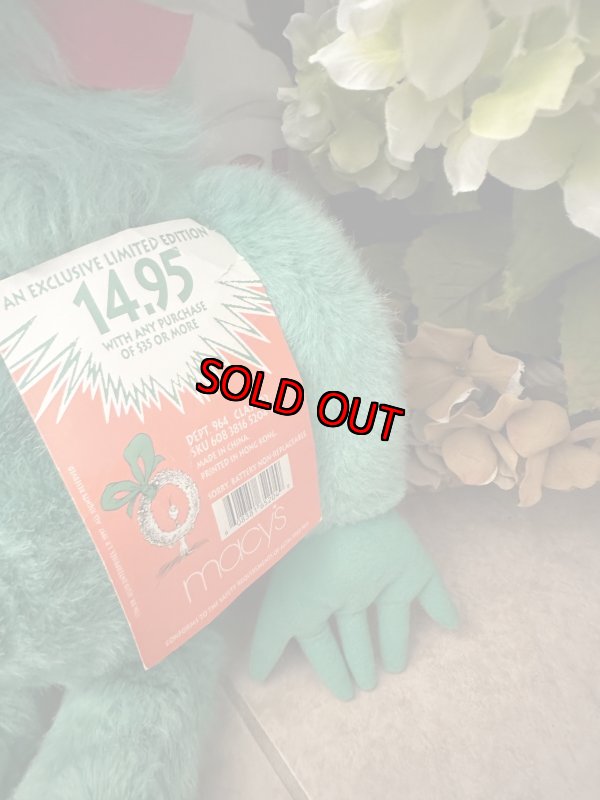 画像16: Grinch Dr Seuss  Macy’s Stuffed Plush Doll with Tag&Book 1997 / ドクター・スース　グリンチ 大きめ　タグ&ブック付きぬいぐるみ　 (16)